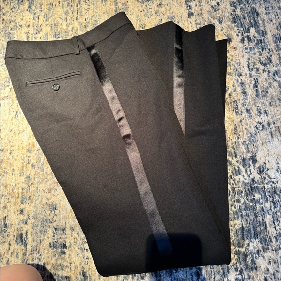 Theory Black Tuxedo Pants - Picture 1 of 7